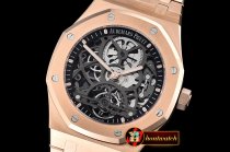 Audemars Piguet Royal Oak Tourb Extra Thin Openw RG/RG Skele Asia HW