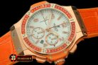 HUB0322C - Big Bang Pearl RG/Sq Orange Ruby White A-7750