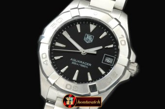 TAG0281D - Aquaracer Ladies Mid SS/SS Black Sticks S-Qtz