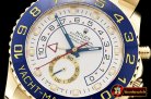 Rolex YachtMaster II Blue YG/YG White BP Asia 2813 Mod