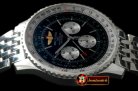 BSW0285B - Navitimer GMT SS/SS Black A-7750