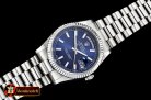 Rolex Daydate 36mm Flt SS/SS Blue Stick BP Swiss 2836