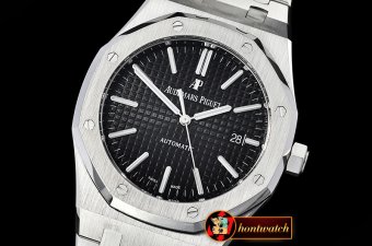 Audemars Piguet Royal Oak 15400 SS/SS Black JF V4 MY9015 Mod 3120