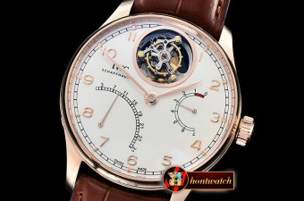 IWC Portugese Mystere Tourb IW504602 RG/LE White ZF Tourb