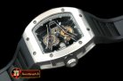 RM067C - Bubba Watson Tourbillon SS/RU White Swiss Qtz