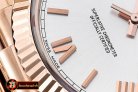 RDD0195F - DayDate 228206 RG/RG White Roman BP Swiss 2836