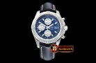 Breitling Colt 44mm Chronograph Automatic SS/LE Blue/Stk A7750