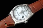 Replica Rolex DayDate Fluted White SS/LE Asian Eta 2836
