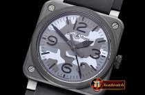 Bell & Ross BR03-92 Black Camo PVD/LE Grey Miyota 9015