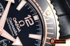 Replica Omega Planet Ocean Chrono RG/RU Black Asia7750 Mod 9301
