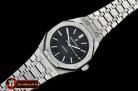 Audemars Piguet Royal Oak 15400 Frosted SS/SS Black Asia 21J Mod 3120