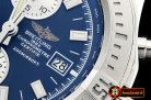 Breitling Colt 44mm Chronograph Automatic SS/RU Blue/Stk A7750