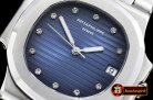 Patek Philippe Nautilus Ref.3800 Midsize SS/LE Blue Diams BP A28
