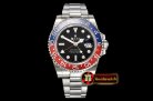 Rolex GMT II 116719BLRO Pepsi SS/SS Blk BP Asia 3186 CHS