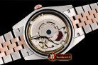 Rolex DateJust 36mm Jub Dome RG/SS Black/Stk BP A2813