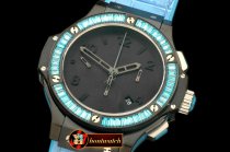 HUB0323D - Big Bang Pearl/ Sq Blue Ruby All Black A-7750