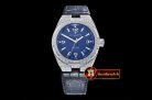 VACH. CONSTANTINE Overseas Ref.47074 Diams SS/LE Blue MY8215 Mod