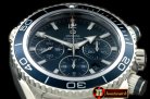 OMG0374A - Planet Ocean 45.5 Chrono SS/SS Blue 7753