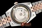 Rolex DateJust 36mm Jub Flt 904L RG/SS Grey/Stk GMF A2836