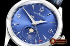 Jaeger Le Coultre Master Calendar Moonphase SS/LE Blue OMF MY9015 Mod