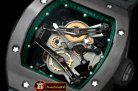 RM066C - Bubba Watson Tourbillon PVD/RU Green Swiss Qtz