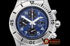 Breitling Superocean SteelFish Chrono SS/SS Blue/Blk A7750