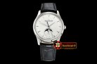 Jaeger Le Coultre Master Ultra Thin Moonphase SS/LE White ZF 1:1 MY9015