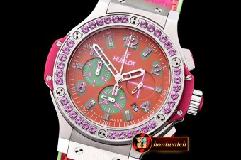 Hublot Big Bang Pop Art 38mm SS/LE Orange/Red Bez OS20 Qtz