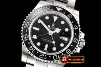 Rolex GMT II 116710LN 904L SS/SS Blk GMF Asia 3186 CHS