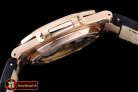 PP0197 - Nautilis Jumbo 18K Wrapped RG/LE Black BP Miyota 9015