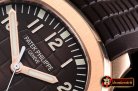 Patek Philippe Aquanaut Ref.5167R RG/RU Black/Num ZF 1:1 MY9015 Mod