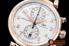 IWC Da Vinci Chrono Laureus Ed RG/LE White YLF Asia 7750