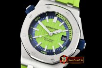 Audemars Piguet Royal Oak Diver SS/RU Green JF MY9015 Mod A3120