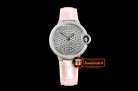 Cartier Balon Bleu De Serti Vibrant 36mm SS/LE Diam Swiss Qtz