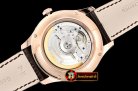 Jaeger Le Coultre Master Ultra Thin Moonphase RG/LE Blue KMF MY9015 Mod