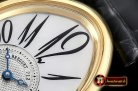 Breguet Queen of Naples Ladies YG/LE Wht MOP Jap Movt