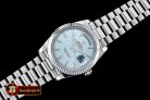 Replica Rolex DayDate 40mm SS/SS Blue Stk Flut BP A2836 Mod3255
