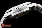 Patek Philippe Nautilus Mens 40mm Diams SS/SS White Sticks MY9015 Mod