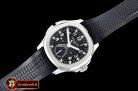Patek Philippe Aquanaut Travel Time 5164A SS/RU Black GRF MY9015 Mod