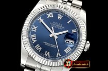 Rolex Datejust DJ 36mm Jub Flt 904L SS/SS Blue/Rmn ARF A3135 Mod