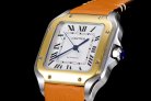 CARTIER SANTOS A8F 35mm MY9015 SS/YG LEATHER