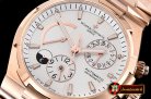 VACH. CONSTANTINE Overseas Dual Time Power Reserve RG/RG Wht TWA A1222
