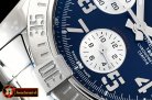 Breitling Avenger II Chronograph 43mm SS/SS Blue GF A7750