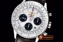 BSW0315B - Navitimer SS/LE White Stk A-7750