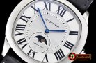 Cartier Drive De Cartier MoonPhase SS/LE White Jap Qtz
