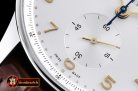 Luxury Replica IWC Portuguese Chrono SS/LE Wht/Wht Gold Num ZF A
