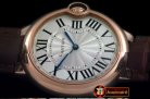CAR0332B - Ballon De Cartier Mid RG/LE White Roman Miyota