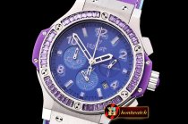 Replica Hublot Big Bang Pop Art 38mm SS/LE Blue/Pur Bez OS20 Qtz