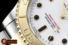 Rolex YachtMaster 116613 40mm 904L YG/SS White GMF A3135