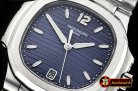 Patek Philippe Nautilus 7018 Ladies 33mm SS/SS Blue PF MY9015